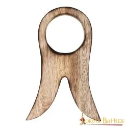 Medieval Functional Wooden Horn Stand Handmade From Genuine Wood