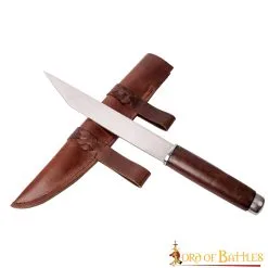 Sleek Viking Seax Carbon Steel Blade Historical Reenactments