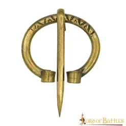 Medieval Viking Pure Brass Fibula Cloak Brooch
