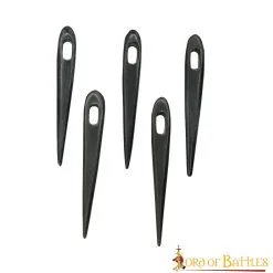 Viking Nalbinding Horn Needles Set Of 5 Genuine Horn Accessory