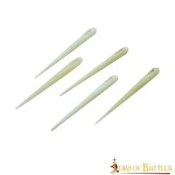 Viking Bone Needle Set Of 5 Handcrafted Genuine Bone Accessory
