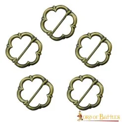 13th-14th Century Medieval Annular Brooch Set Of 5