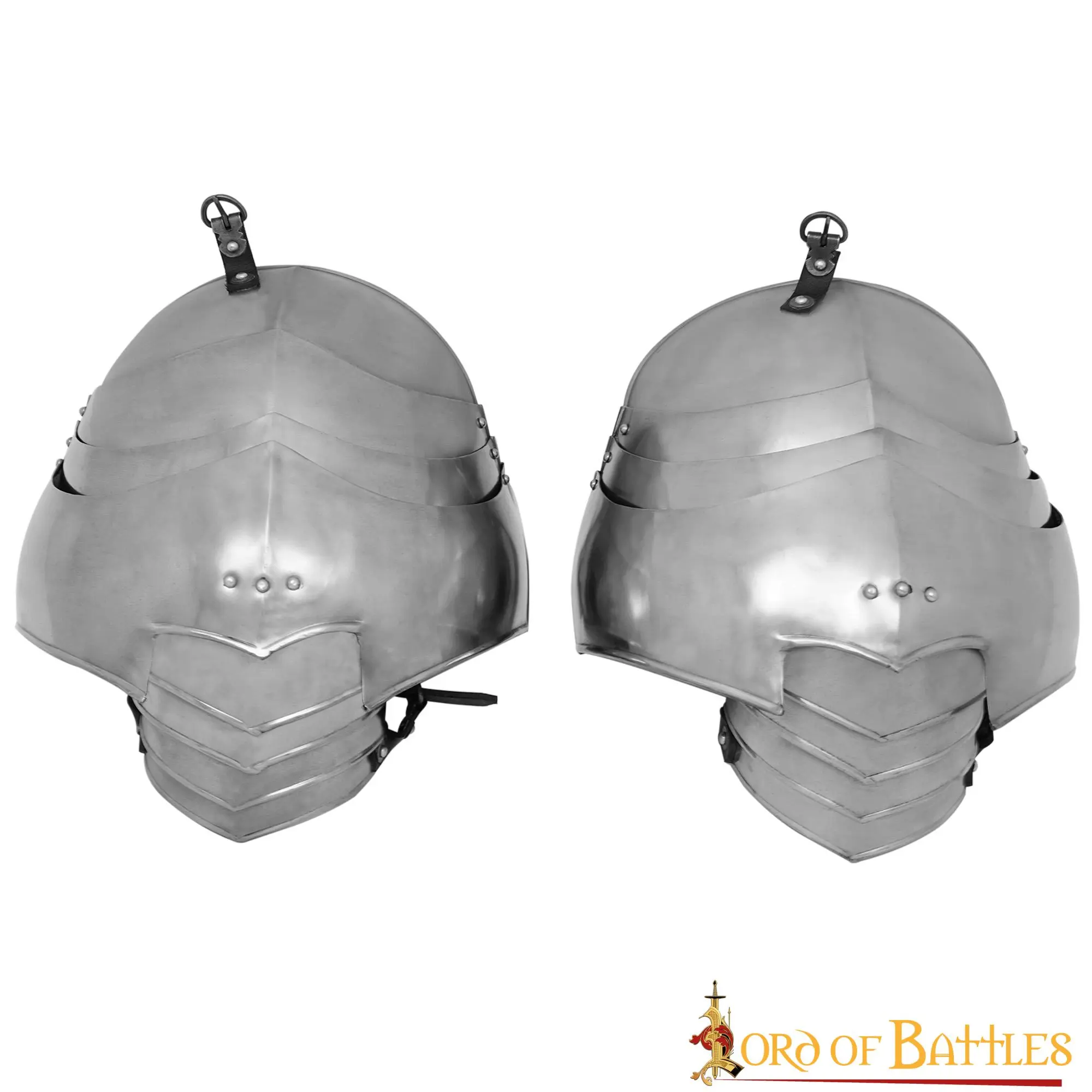 Medieval Large Knightly Pauldrons 18 Gauge - Image 2