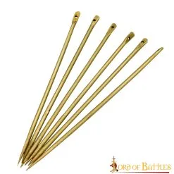 Medieval Pure Brass Needle Fully Functional Accessory Set Of 6