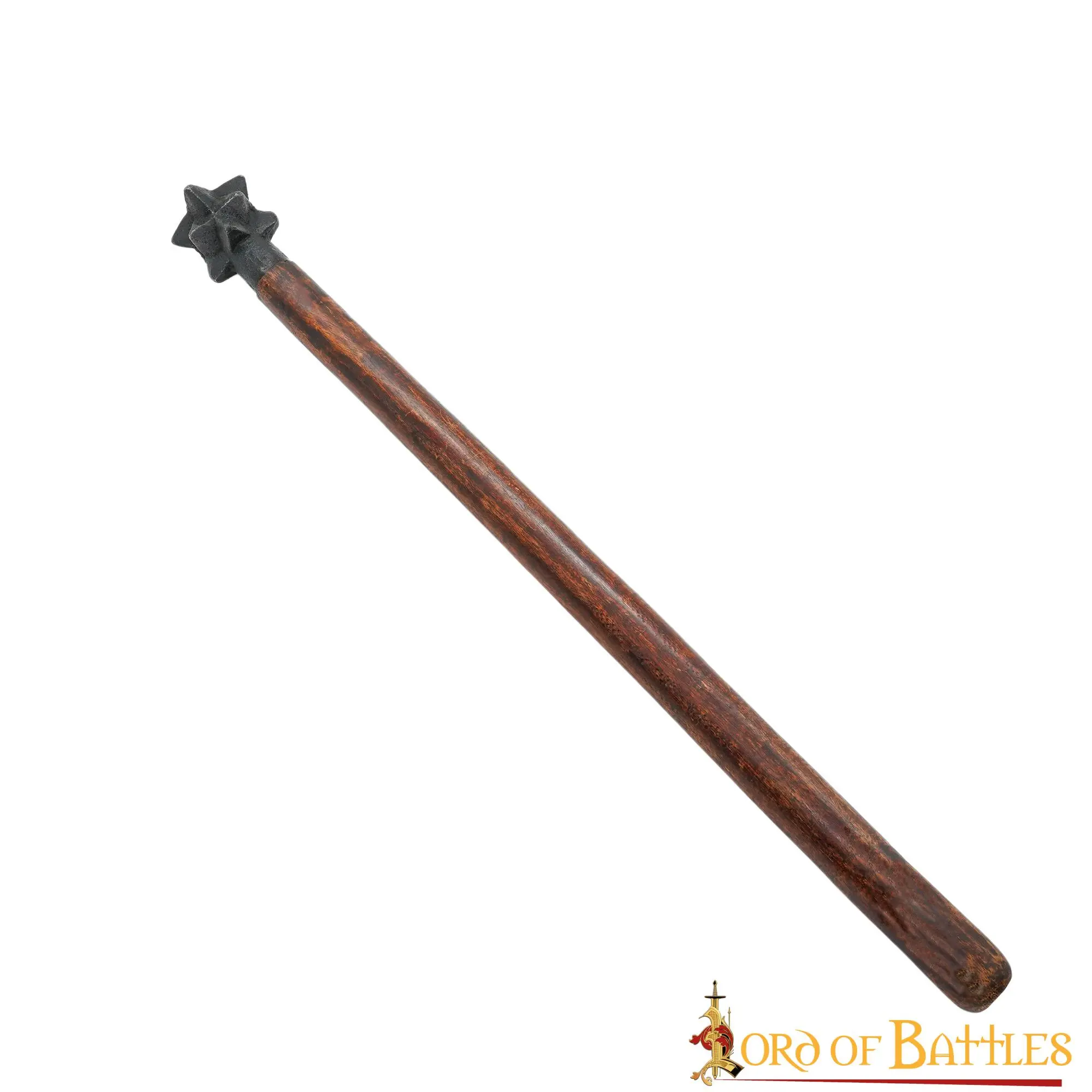 Rugged Medieval Spiked Mace Club For Reenactments And LARP