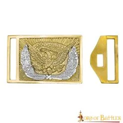 American Civil War Union Officer’s Pure Brass Belt Buckle