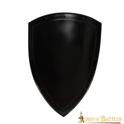 Medieval Templar Heater Shield Hand Forged And Customizable