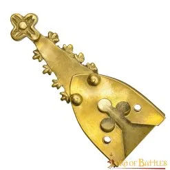 Renaissance Pure Solid Brass Belt End Chape Functional Accessory