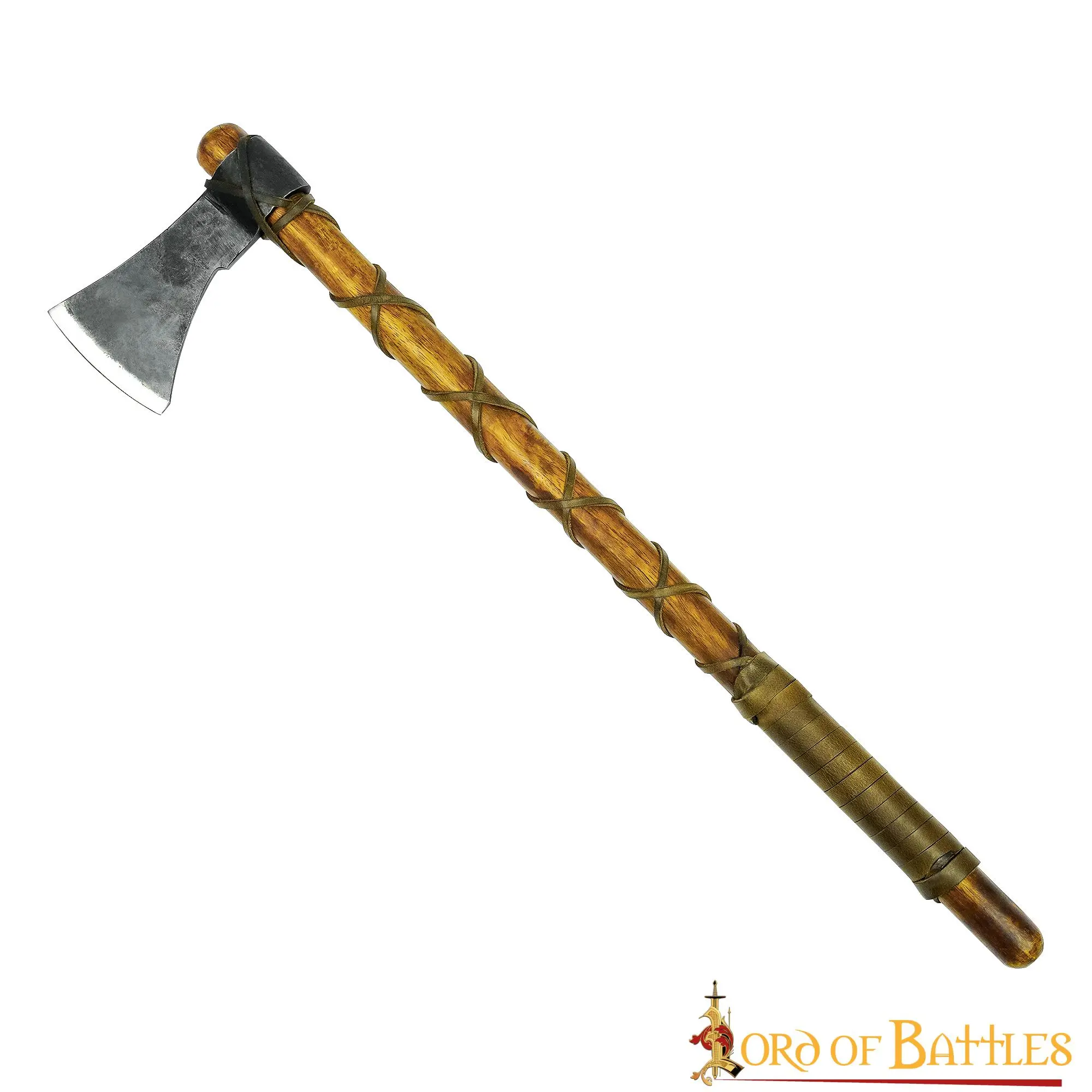 Viking Warrior Axe With Hand Forged Carbon Steel Head