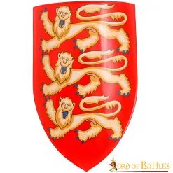King Richard The Lionheart Decorative Steel Shield Royal Coat Of Arms