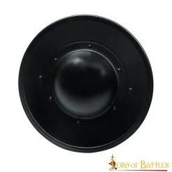 Medieval Fencing Blackened Buckler Functional Steel Shield