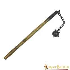 Late Medieval Spiked Ball Flail For Historical Reenactments