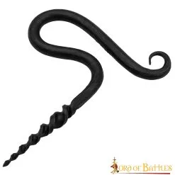 Hand Forged Iron Corkscrew Fully Functional Wine Bottle Opener
