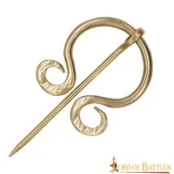 Viking Soothsayer’s Brass Fibula Cloak Brooch