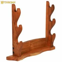 Mythrojan Wooden Sword Stand : Three Tier Stand