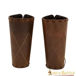 The Woodsman Leather Bracers For LARP Cosplay And Reenactments