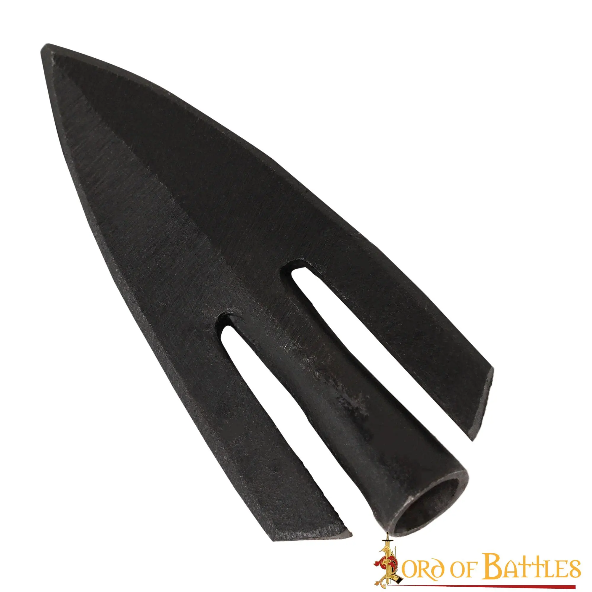 Late Medieval Swallow Tail Arrowhead Hand Forged From Iron