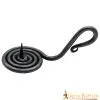 Medieval Iron Hand Forged Candle Holder Fully Functional Accessory
