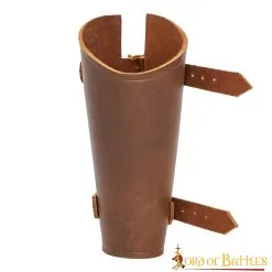 Handcrafted Medieval Archer’s Genuine Leather Bracers