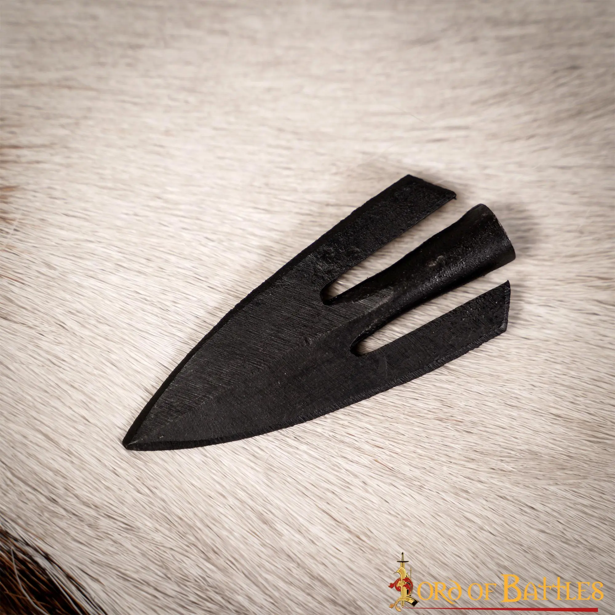 Late Medieval Swallow Tail Arrowhead Hand Forged From Iron - Image 6