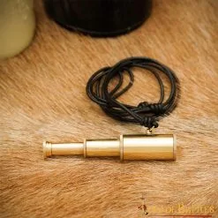 Pirate Of The Seven Seas Pure Brass Telescope Pendant