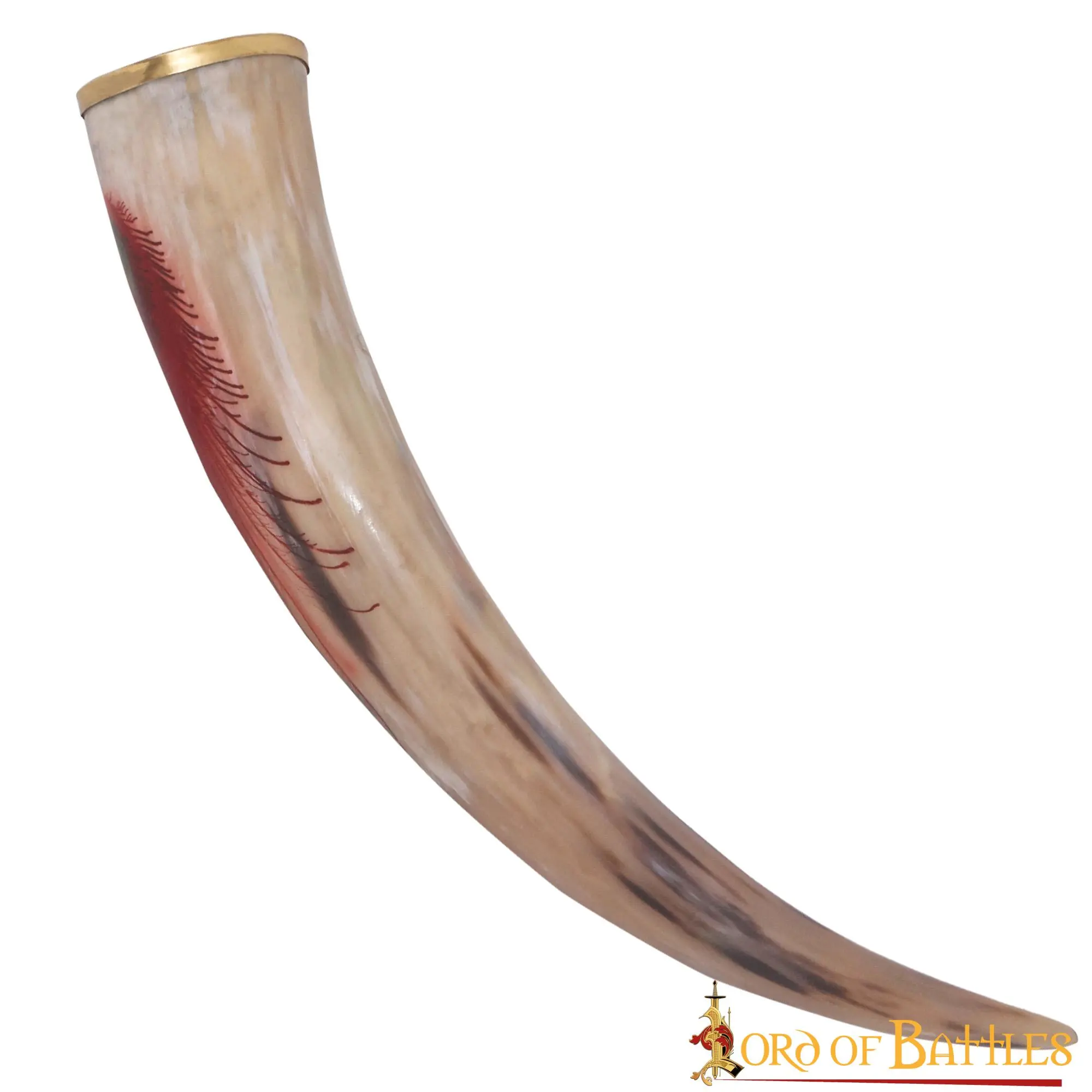 Drinking Horn With Brilliant Patterns Handcrafted Genuine Ox Horn - Image 2