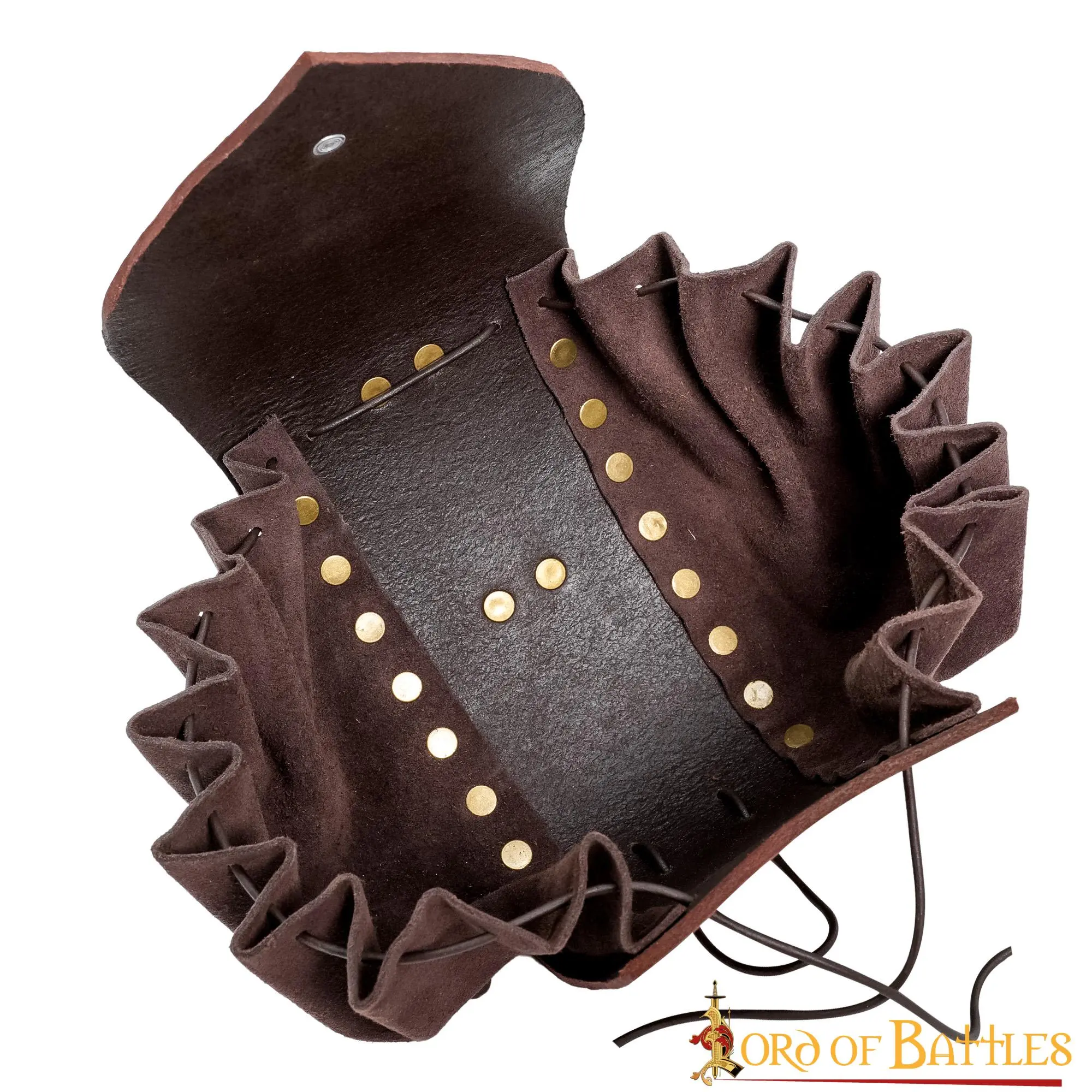 Out On An Odyssey Medieval Belt Pouch With Antique Brass Details - Image 2