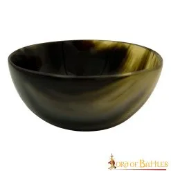 Medieval Viking Horn Bowl Handcrafted Genuine Ox Horn Accessory