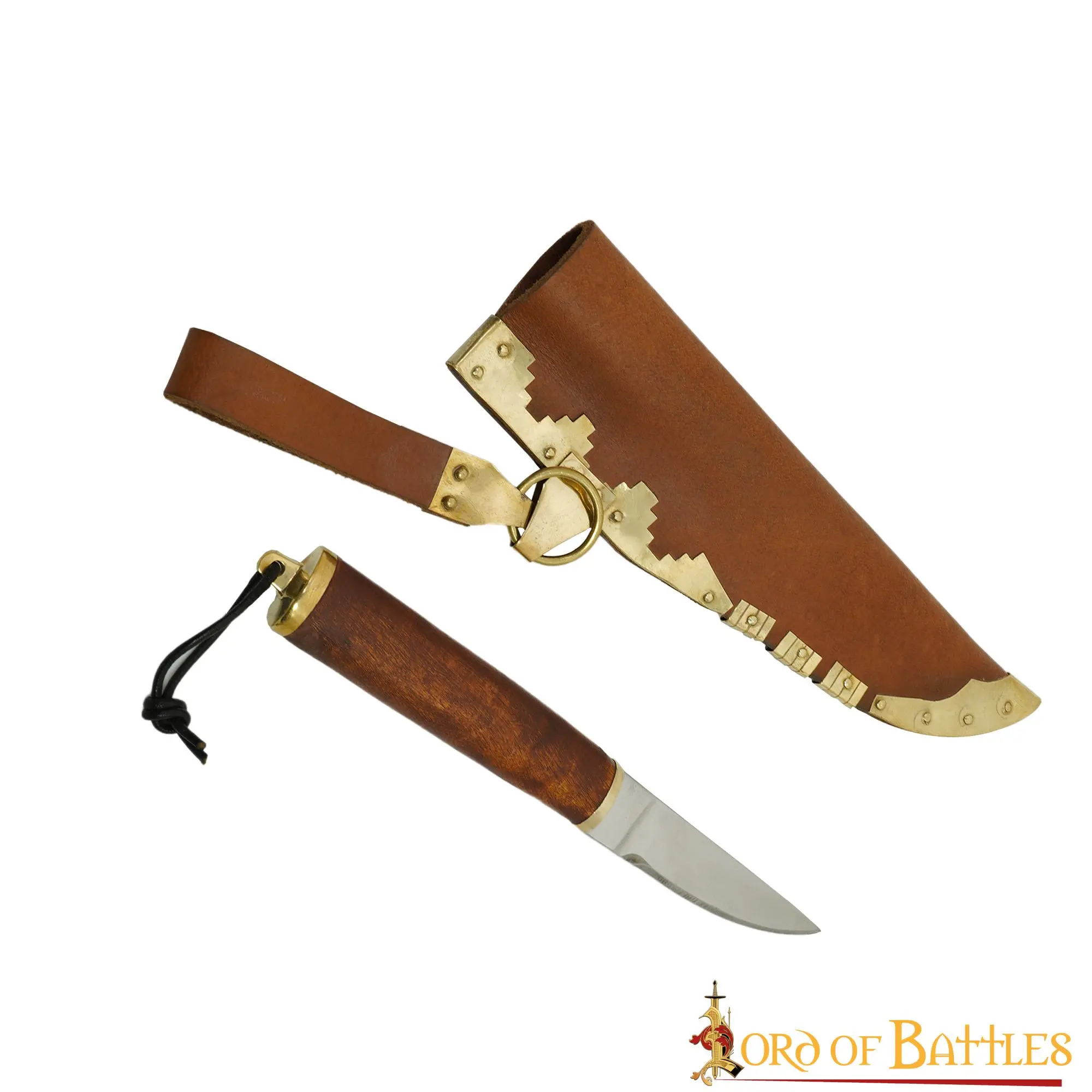 Authentic Viking Knife With Genuine Leather Sheath - Image 2