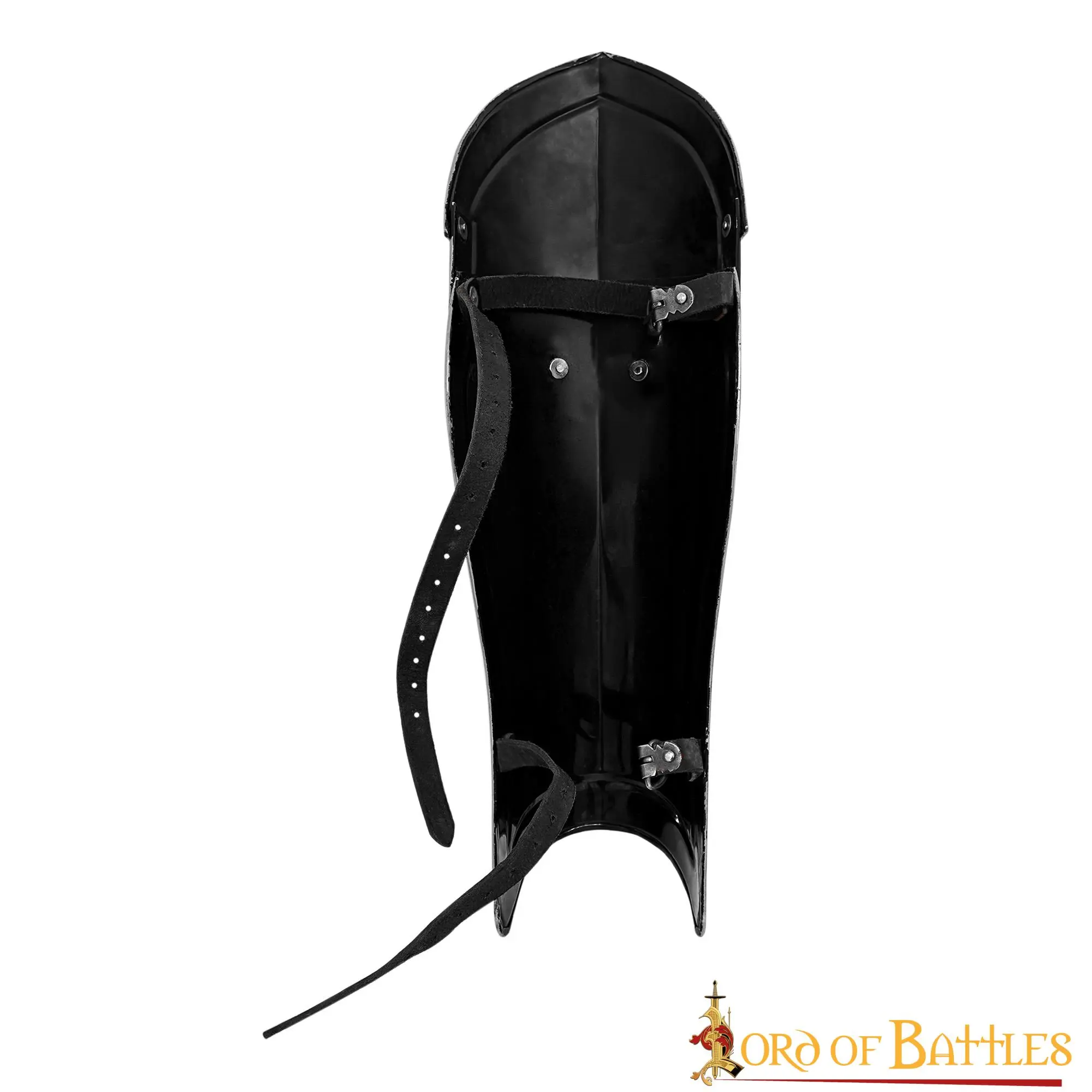 Classic Medieval Fantasy Knightly Greaves 18 Gauge - Image 2