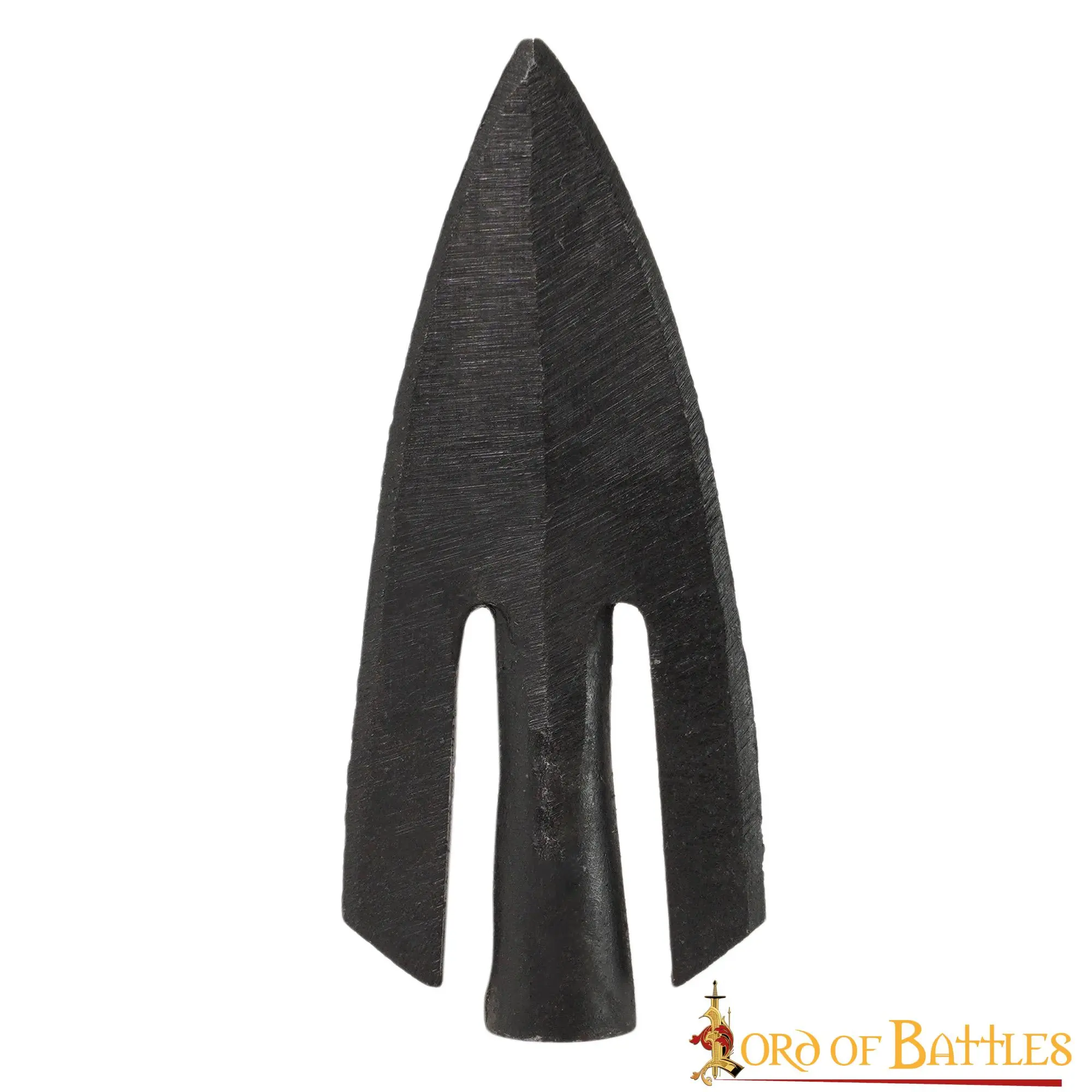 Late Medieval Swallow Tail Arrowhead Hand Forged From Iron - Image 2