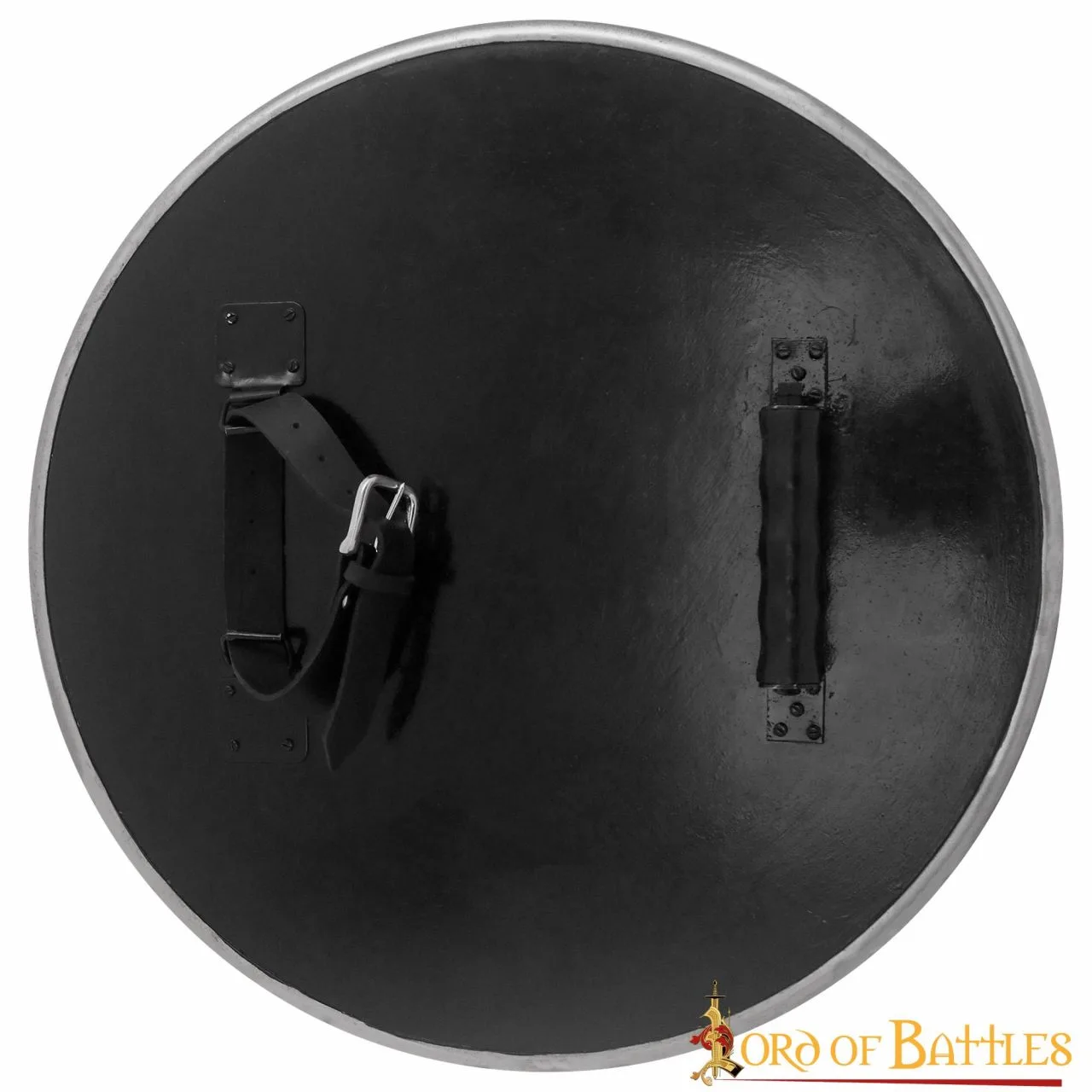 Viking Wooden Shield With Steel Umbo And Fittings - Image 3