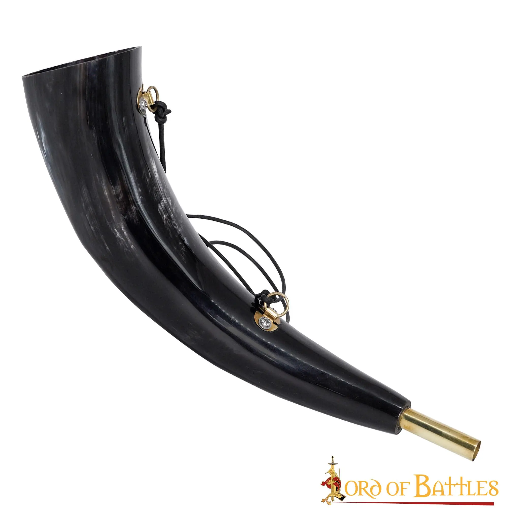 Medieval Viking Fully Functional Bigul Handcrafted Genuine Ox Horn - Image 2