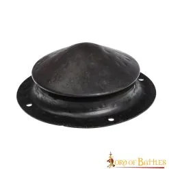 Medieval Hand Forged Conical Umbo Steel Shield Boss 16 Gauge