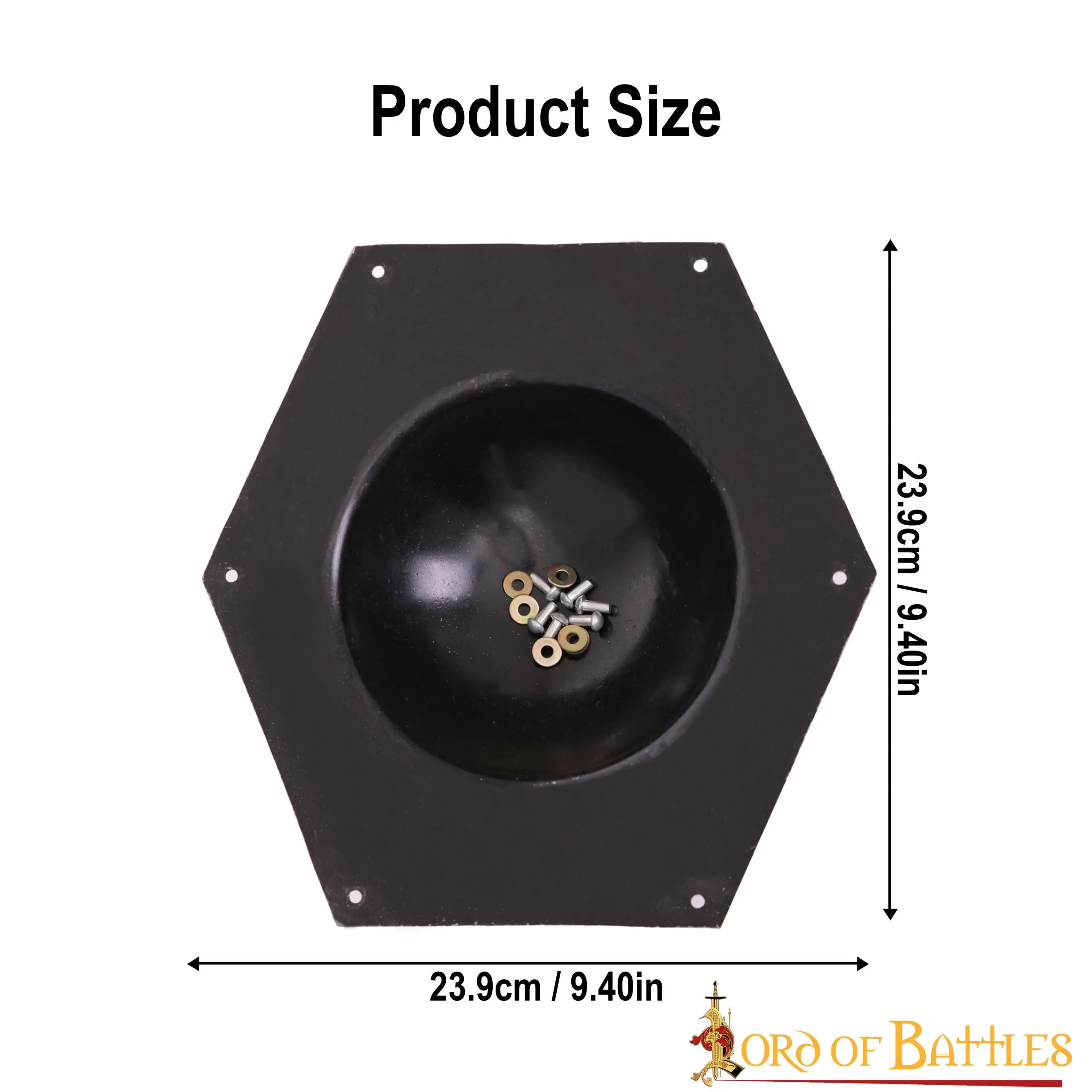 Roman Shield Boss For Rectangular Scutum Handmade Steel Umbo - Image 3