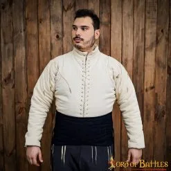 Medieval Padded Arming Broad Waist Belt Lendenier