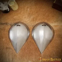 Early Medieval Visby Pauldrons Steel Shoulder Armor Protection 16 Gauge