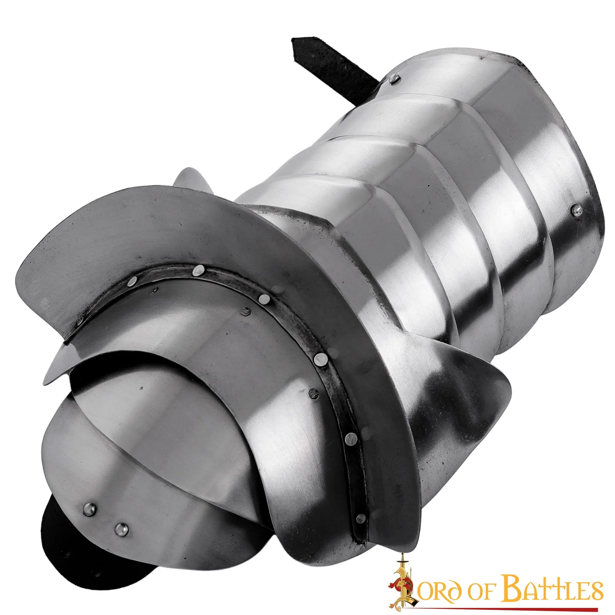 Fantasy Knight Pauldrons With Blade Breakers 18 Gauge - Image 3