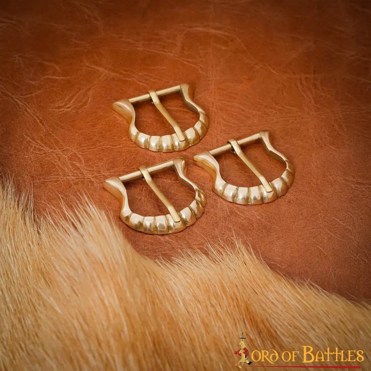 Medieval Solid Brass Buckle - Image 5