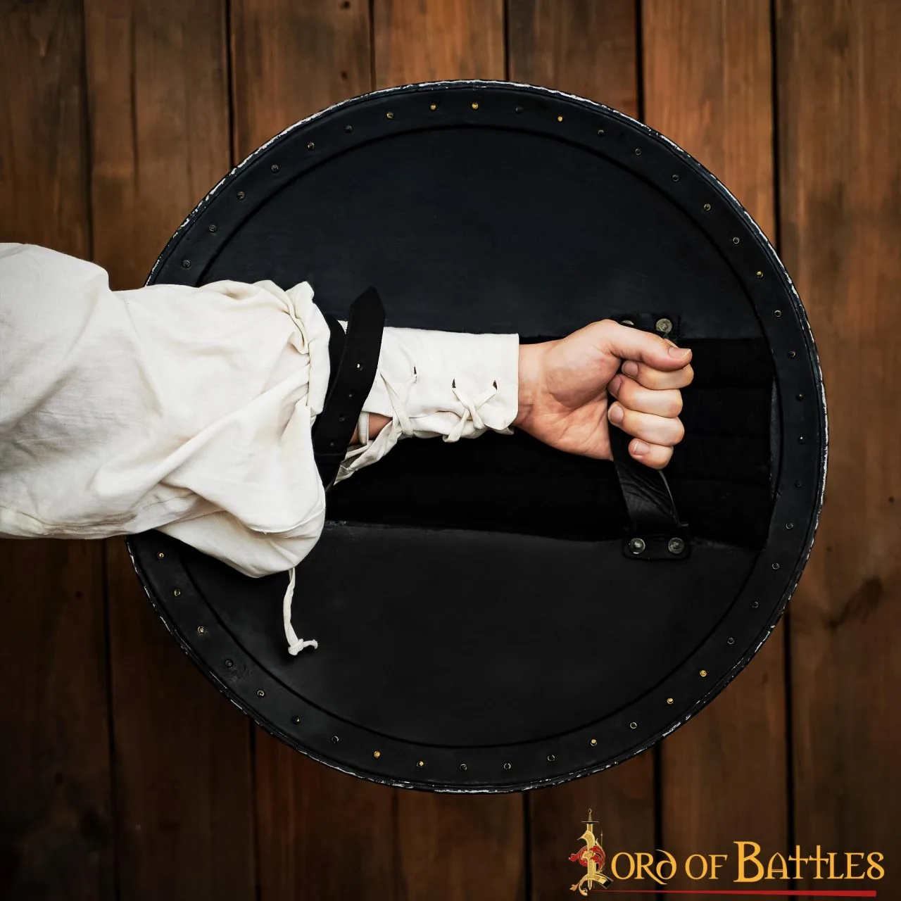 Handmade Rodella Steel Round Shield SCA Reenactments And Décor - Image 4