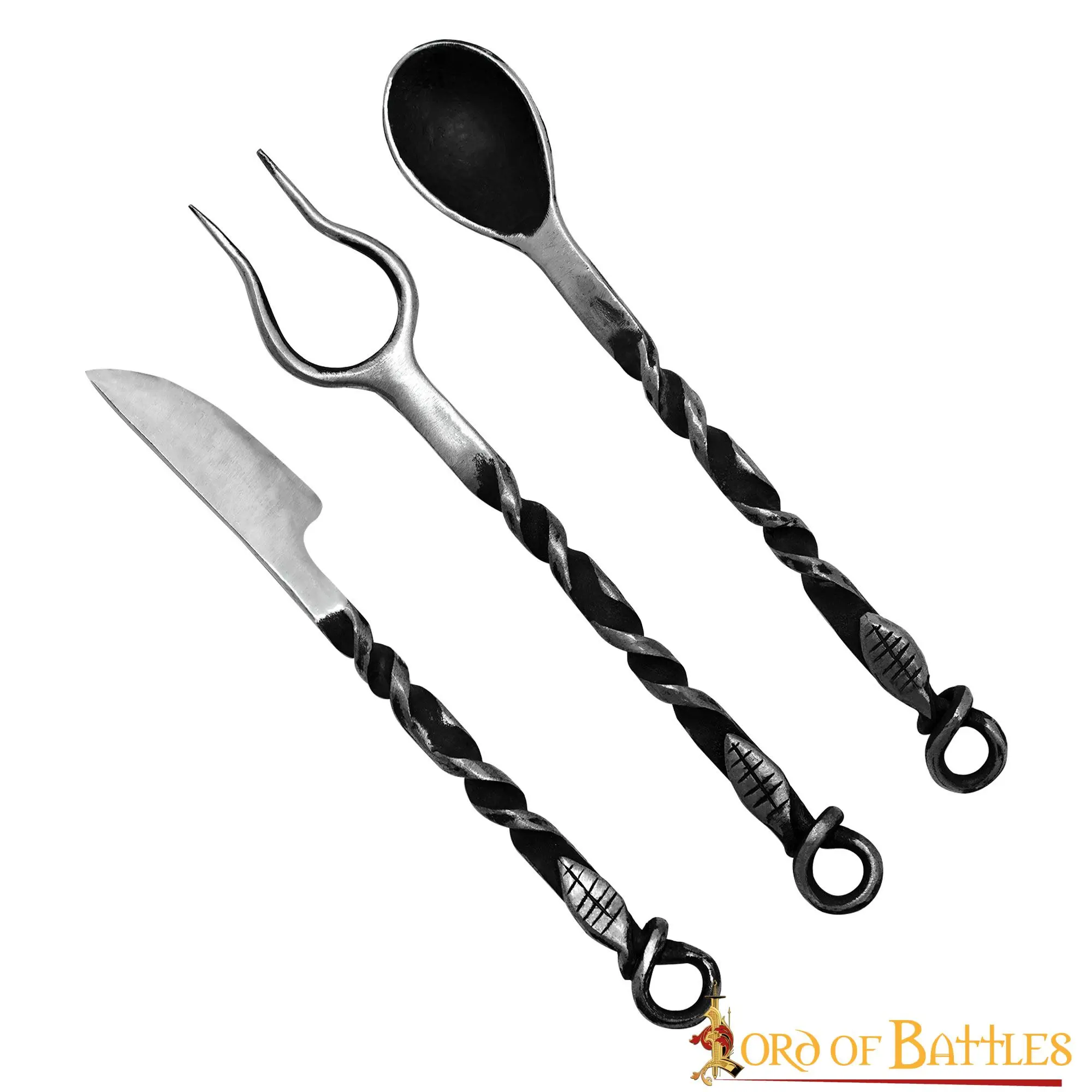 Hand Forged Rustic Cutlery Set