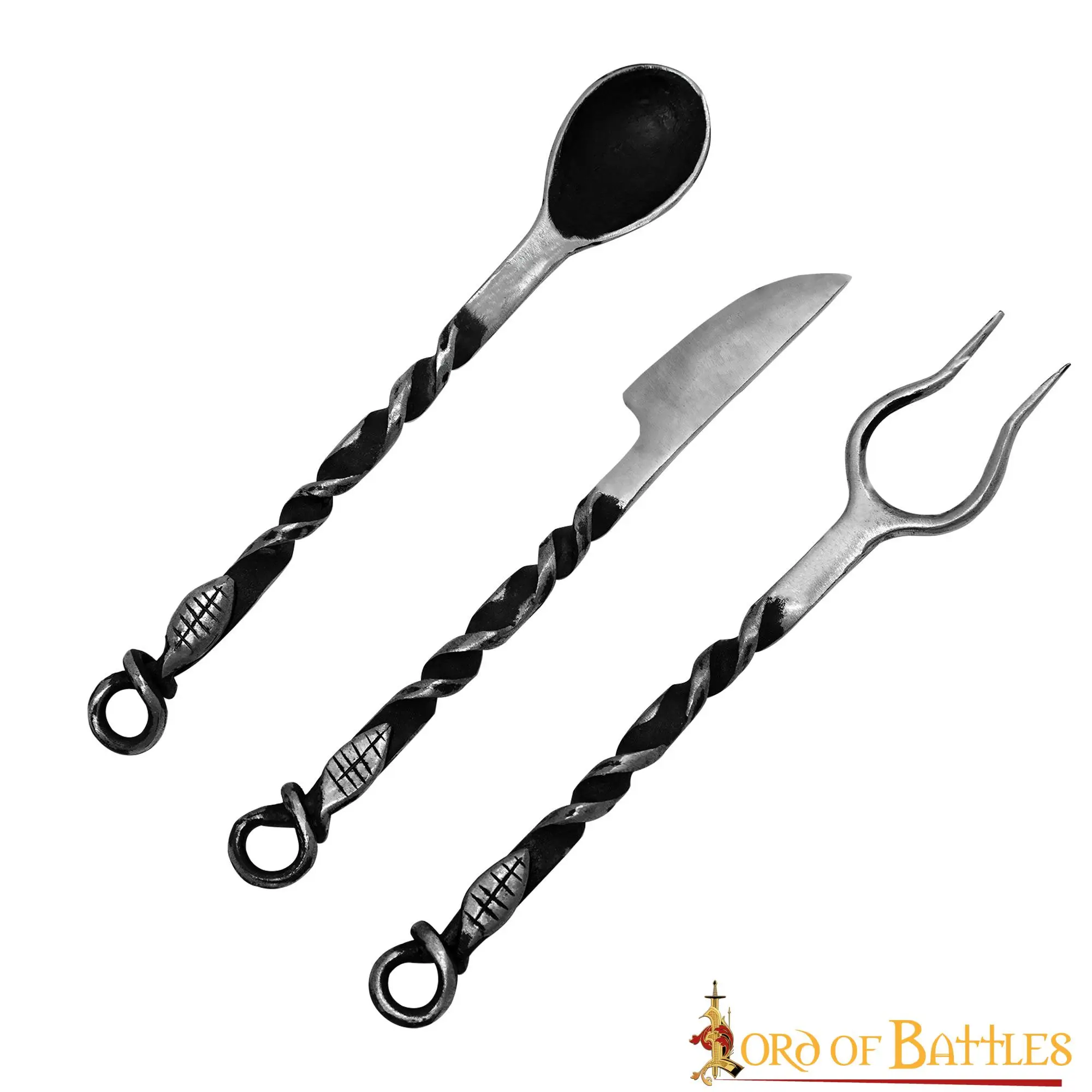 Hand Forged Rustic Cutlery Set - Image 2