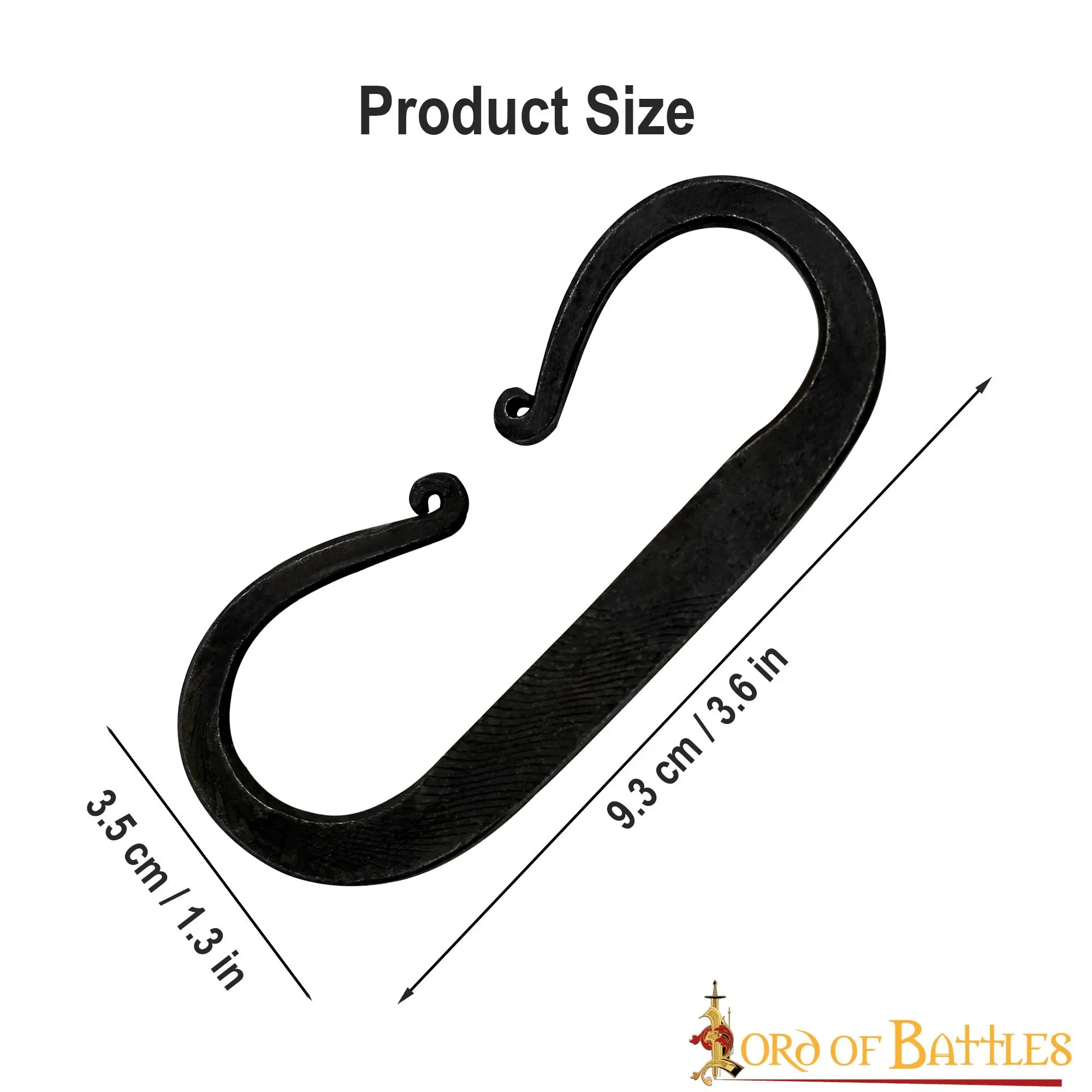 Rugged Germanic Hand Forged Fire Striker Functional Camping Gear - Image 3