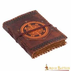 Fleur De Lis Navigation Compass Handcrafted Genuine Leather Journal Diary Notes