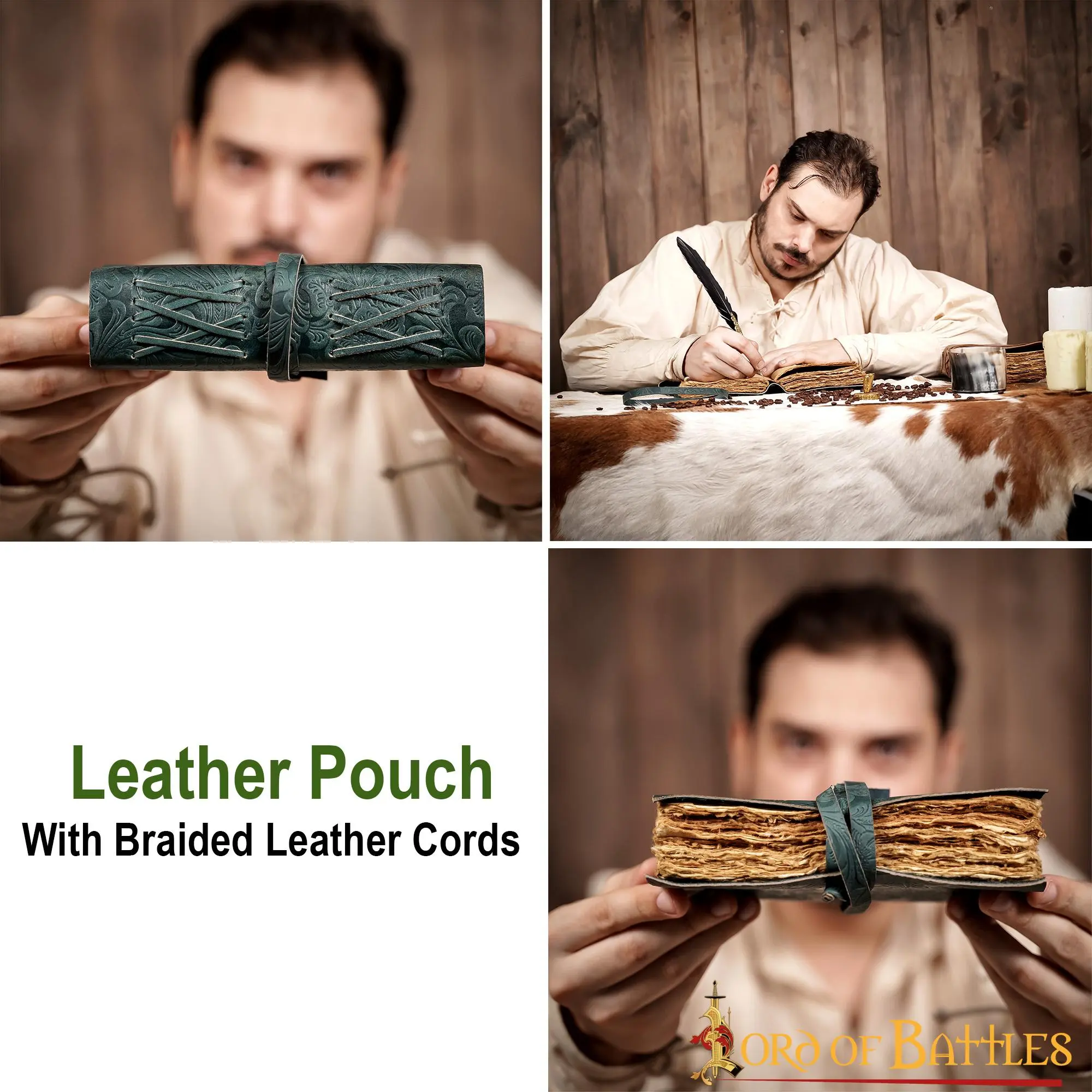 Gorgeous Fantasy Journal Handcrafted Genuine Leather Diary Notes - Image 5