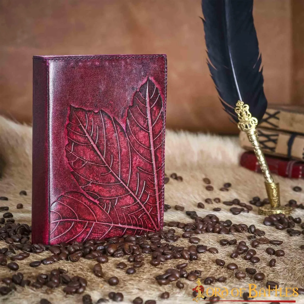 Fantasy Leather Journal Handcrafted Form Genuine Leather Diary Notes - Image 5