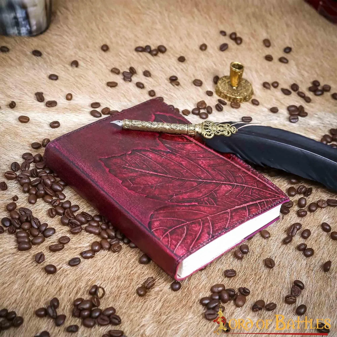 Fantasy Leather Journal Handcrafted Form Genuine Leather Diary Notes - Image 4