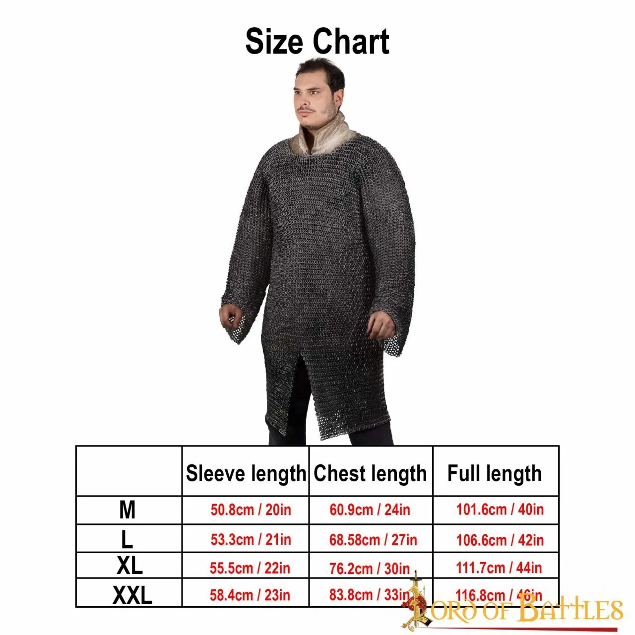 Chainmail Hauberk Blackened Steel Round Rings Dome Rivets Alternating Solid Flat Rings - Image 4