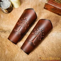 Genuine Leather Large Bracers For The Men Of Middle Earth
