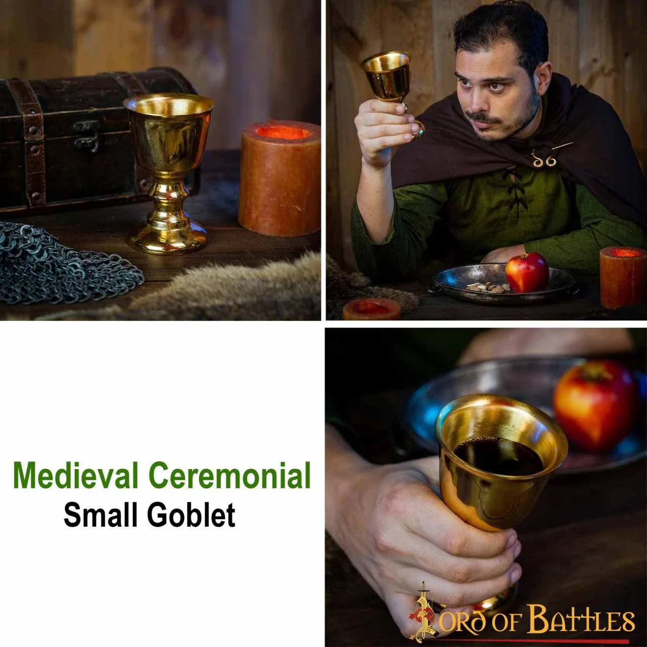 Medieval Ceremonial Small Goblet - Image 5